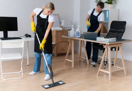 Nettoyage de bureau professionnel à Saint-André-Capcèze